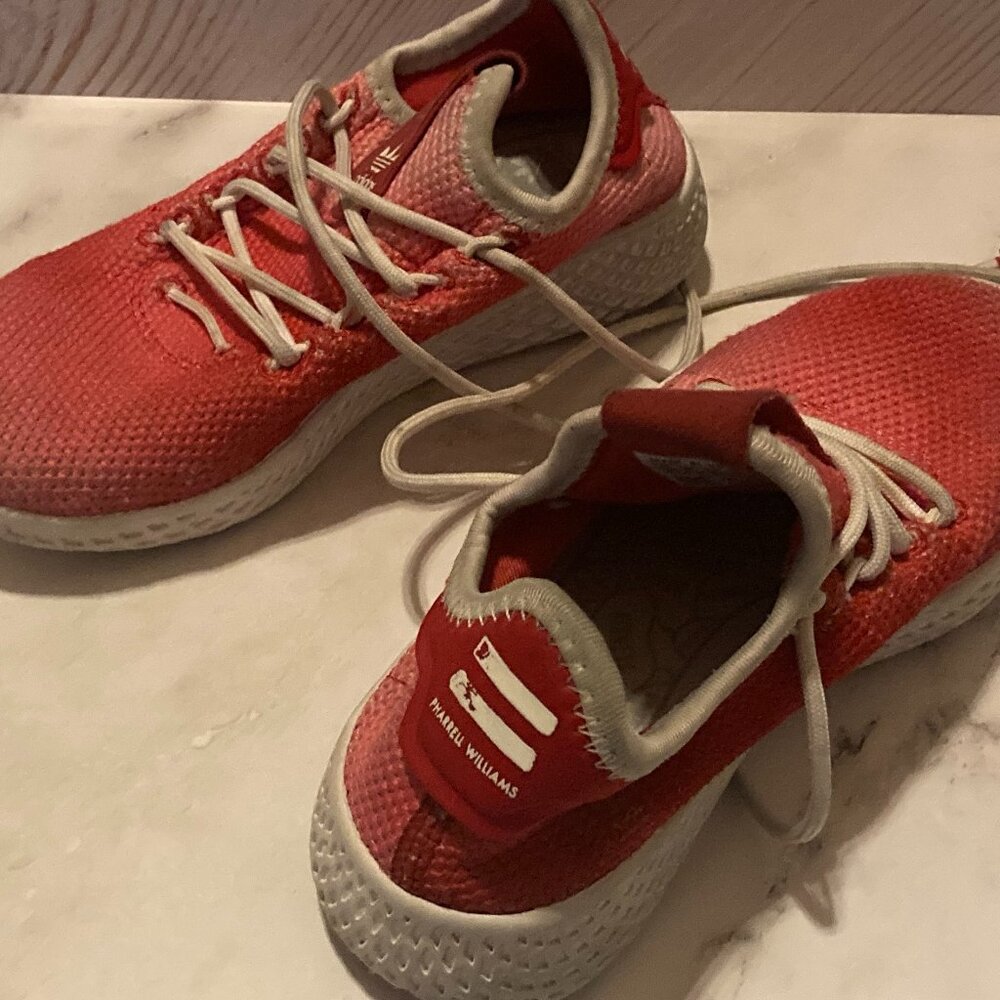 Adidas Youth Pharrell Williams Red/White Size 11